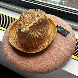 Brand New Unisex New Era Raffia Straw Classic Fedora